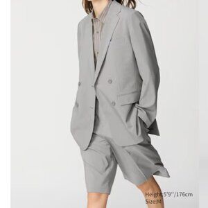 BNWT AirSense Short Suit from Uniqlo in light grey